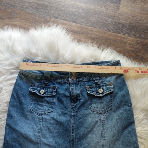 Unionbay | denim knee-length flair skirt - Picture 6 of 7